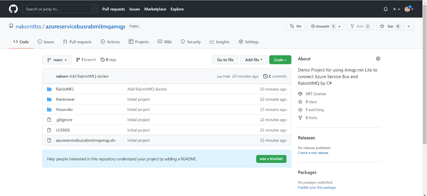 Azure Service Bus and RabbitMQ demo source code