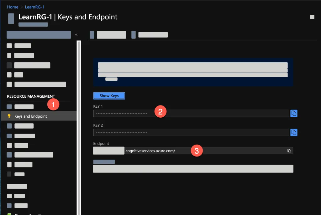 Content Moderator - select resource key