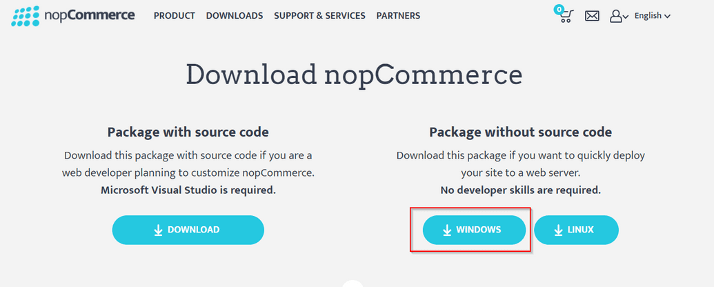nopcommerce app service installation 1